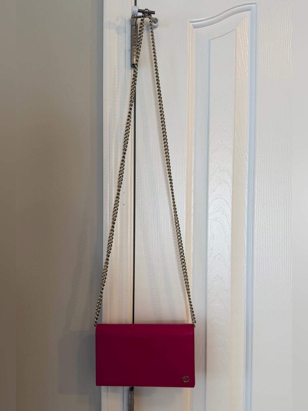 Gucci Betty WoC Fuchsia Pink Leather - Crossbody Bag
